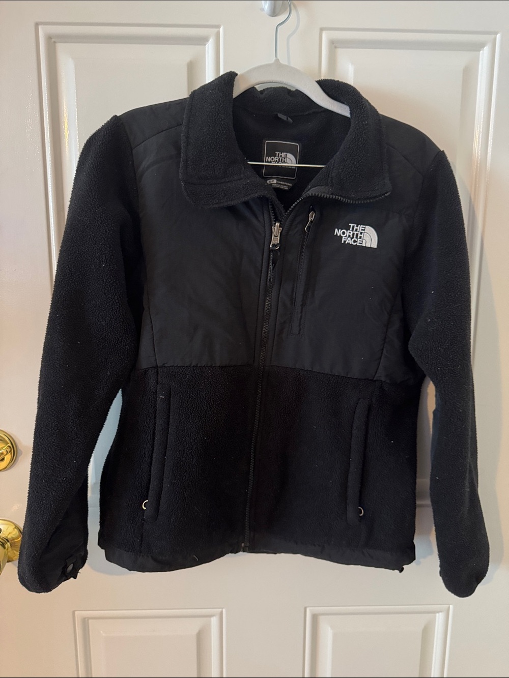 The North Face Women’s Black Fleece Puffer-Panel Jacket Size Small